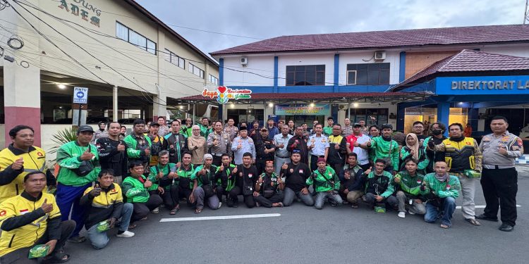 Ditlantas Polda Bengkulu Gelar Acara Silaturahmi dengan Komunitas Motor, Ojol, Media, Senkom, dan Stakeholde