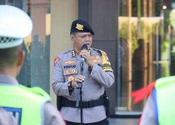 Karoops Polda Bengkulu Pimpin Apel Pagi Ops Ketupat Nala 2026