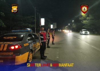 Ditsamapta Polda Bengkulu Gelar Patroli Malam Hari untuk Antisipasi Balap Liar dan Kejahatan