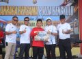 Kapolda Bengkulu Pimpin Olahraga Bersama Hari Bhayangkara ke-80, Bagikan Doorprize hingga Hadiah Umroh di Pantai Panjang