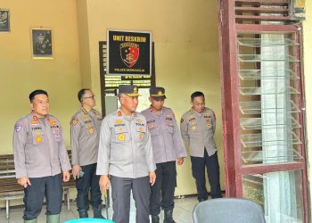 Mengecek Polsek Paling Ujung Perbatasan Sumatera Selatan–Bengkulu, Kapolda Tekankan Kebersihan dan Kesiapsiagaan