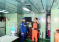 Ditpolairud Polda Bengkulu Laksanakan Patroli Perairan di Muara Dua, Himbau ABK Tugboat Jaga Keselamatan