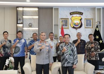 Jalin Sinergi Penegakan Hukum Kapolda Bengkulu Terima Silaturahmi Ketua Pengadilan Tinggi Bengkulu