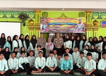 Ditlantas Polda Bengkulu Gelar Police Go To School di SMAN 4 Kota Bengkulu