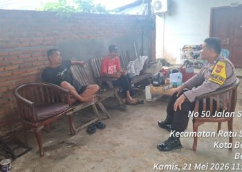 Bhabinkamtibmas Kelurahan Penurunan Intensifkan Sambang DDS dan Himbauan Kamtibmas