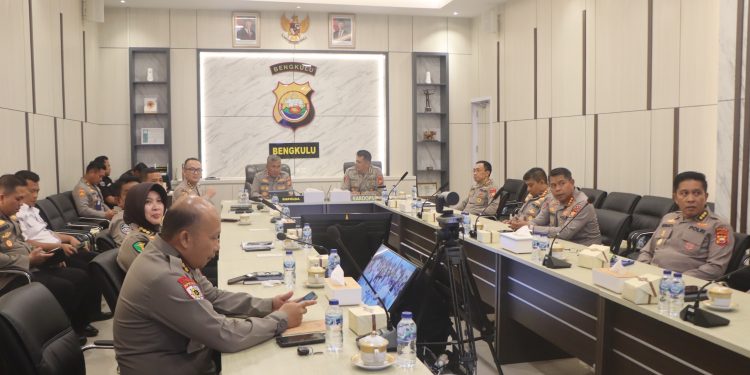 Kapolda Bengkulu Mengikuti Zoom Launching Direktorat dan Satker PPA-PPO, Perkuat Pelayanan dan Perlindungan Kelompok Rentan