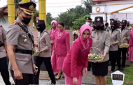 Jelang Hari Bhayangkara Ke-76, Polres BU Ziarah dan Tabur Bunga di TMP Ratu Samban