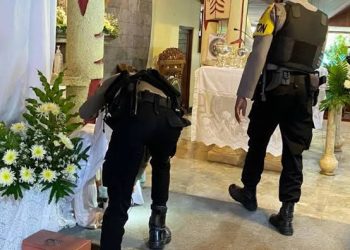 Berikan Kenyamanan, Polda Bengkulu Kerahkan Personil Amankan Ibadah Peringatan Wafat Isa Al Masih