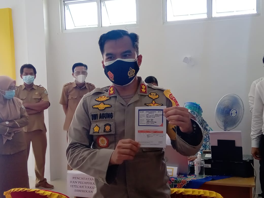 Polsek Kaur Hari Ini Mulai Vaksinasi Tahap Kedua Untuk TNI-Polri