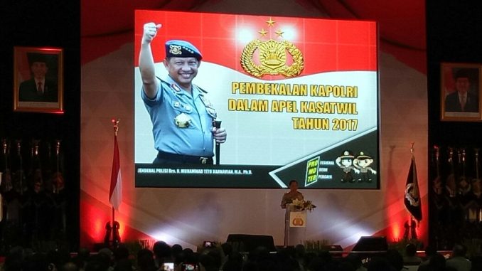 Kapolri Membuka Apel Kasatwil di Bumi Bhayangkara Akpol Semarang