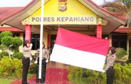 Spesial, Upacara Bendera Polres Kepahiang Perdana Tahun 2018  Semua Petugasnya  Polwan